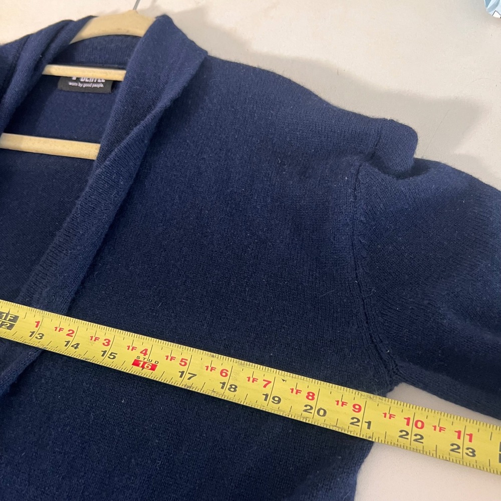 Beryll Cardigan Sweater Womens O/S Blue 100% Cashmere Long Shawl Collar Luxury - Picture 5 of 7
